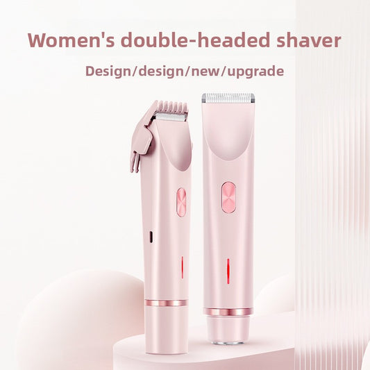 Electric Hair Remover ? Dual-Head Rechargeable Shaver