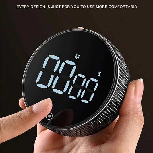 Magnetic Digital Kitchen Timer – Silent Mode, Large Display