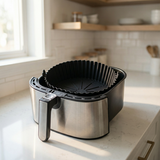 Air Fryer Silicone Liner, Non-Stick Reusable Basket Insert (3–6 QT)