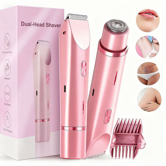 Electric Hair Remover ? Dual-Head Rechargeable Shaver