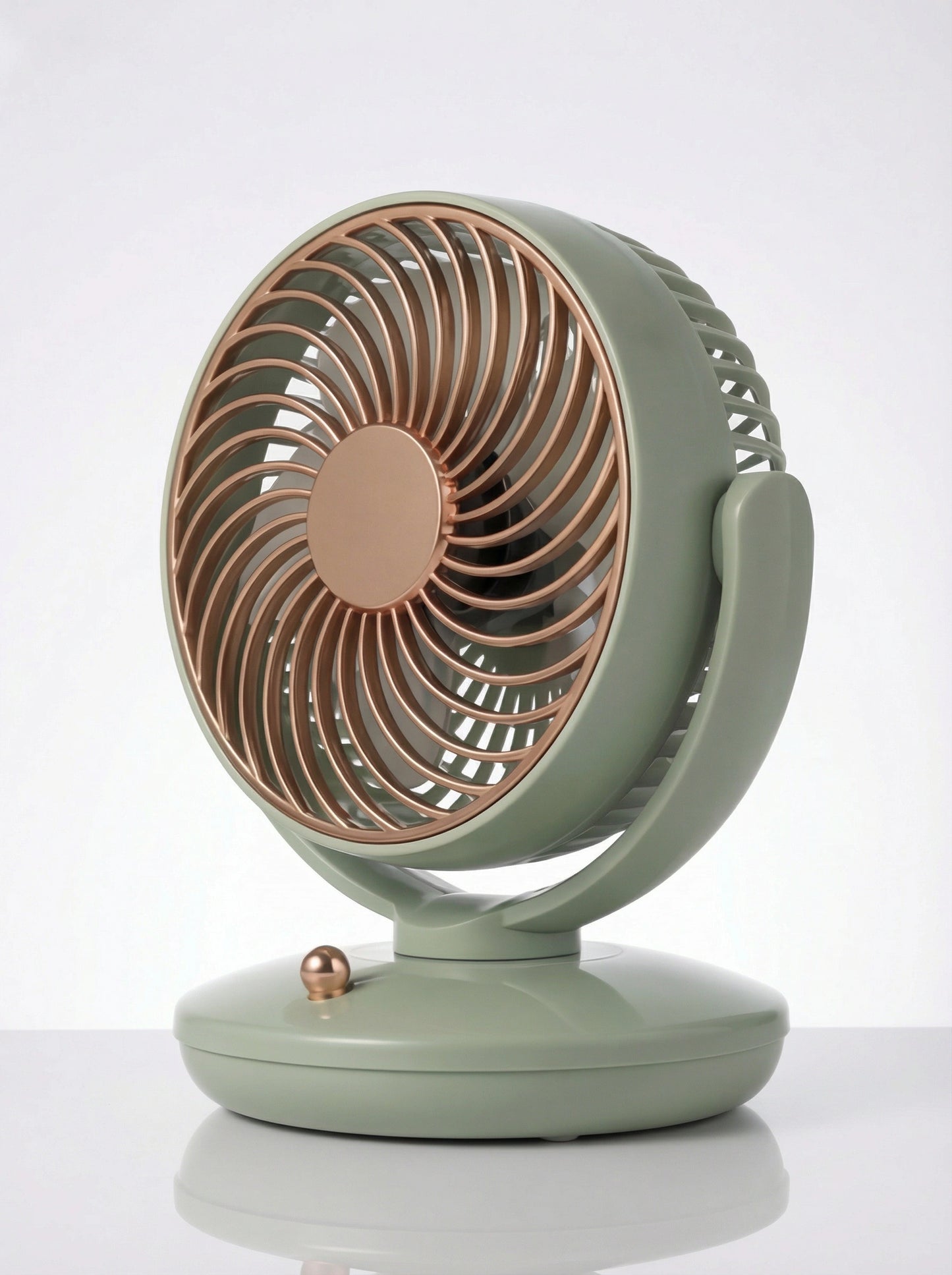 USB Plug in small Desktop Fan 6 inch Table fan 3 Speed 140° Manual Tilt and 120° Auto Oscillation For Home Office Bedroom