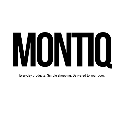Montiq logo with tagline on a white background
