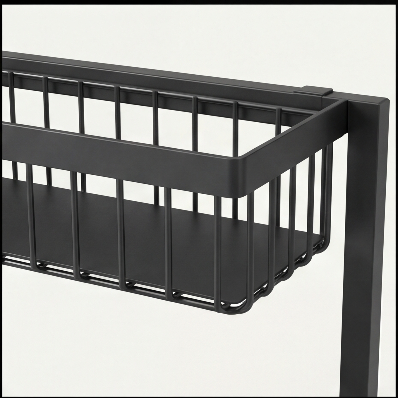 Under Sink Organizer 2-Tier, Heavy-Duty Steel Pull-Out Cabinet Storage Shelf